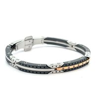 Bracciale Baraka Uomo in Oro giallo Diamante 0.07 Ct BR2156 - BR2156